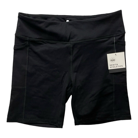 Athletic Shorts By Senita In Black, Size:Xl