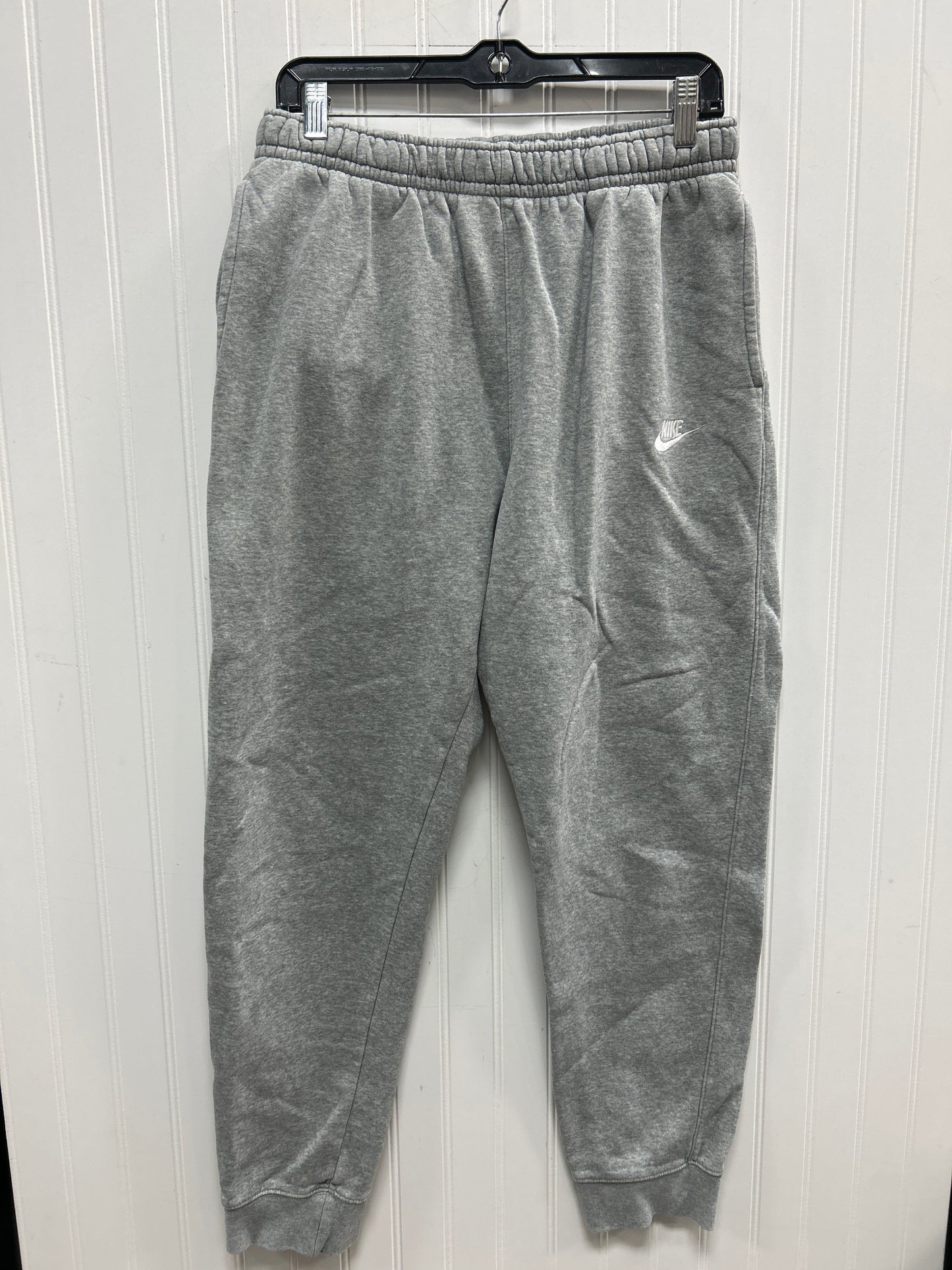 Athletic Pants By Nike Apparel In Grey, Size:L