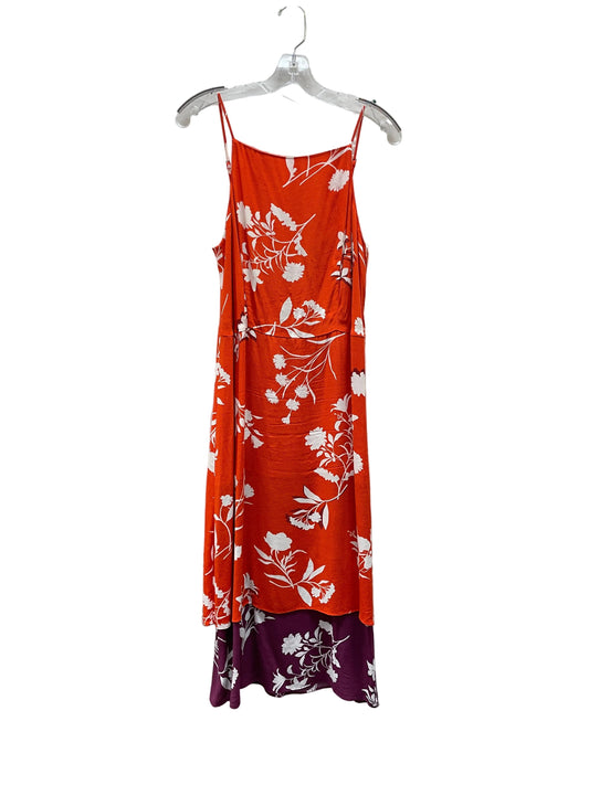 Dress Casual Maxi By Ann Taylor In Floral Print, Size:8