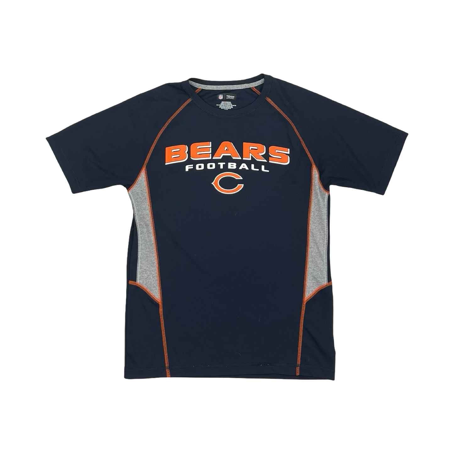 Athletic Top Ss By Nfl In Blue & Orange, Size:M