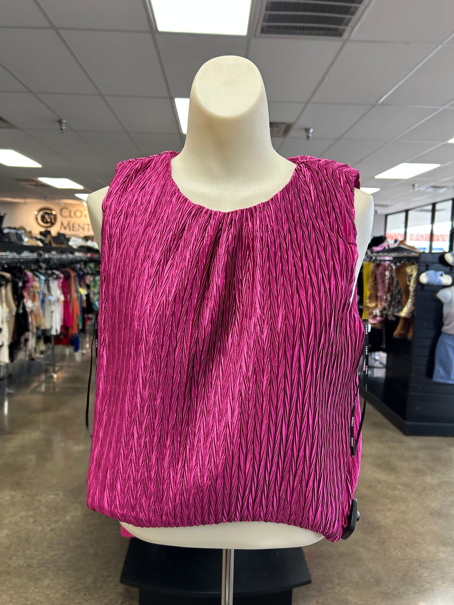 Top Sleeveless By Clothes Mentor In Pink, Size:S