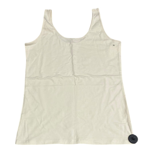 Top Sleeveless By Maurices In Cream, Size:Xl