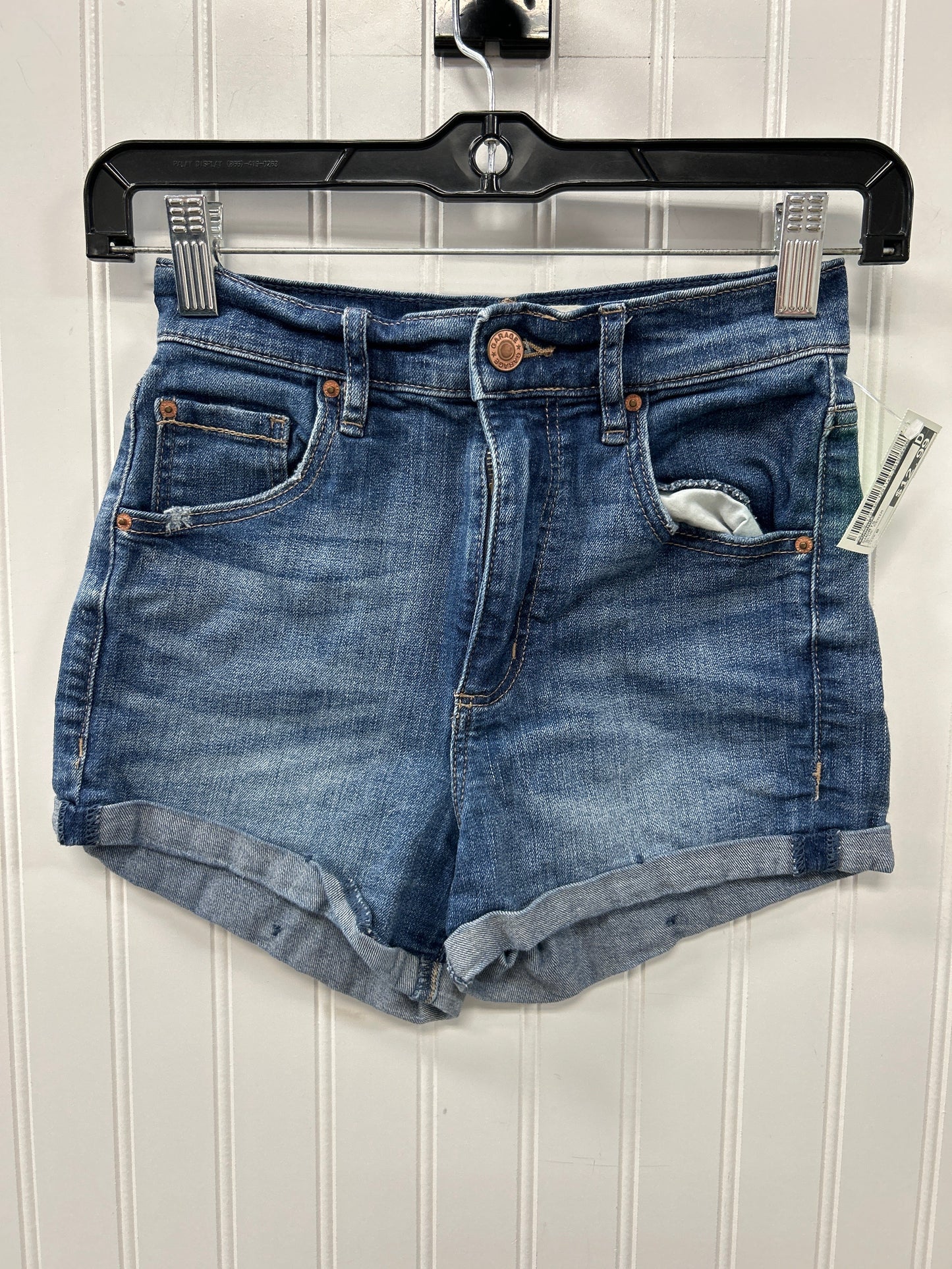 Shorts By Garage In Blue Denim, Size:0