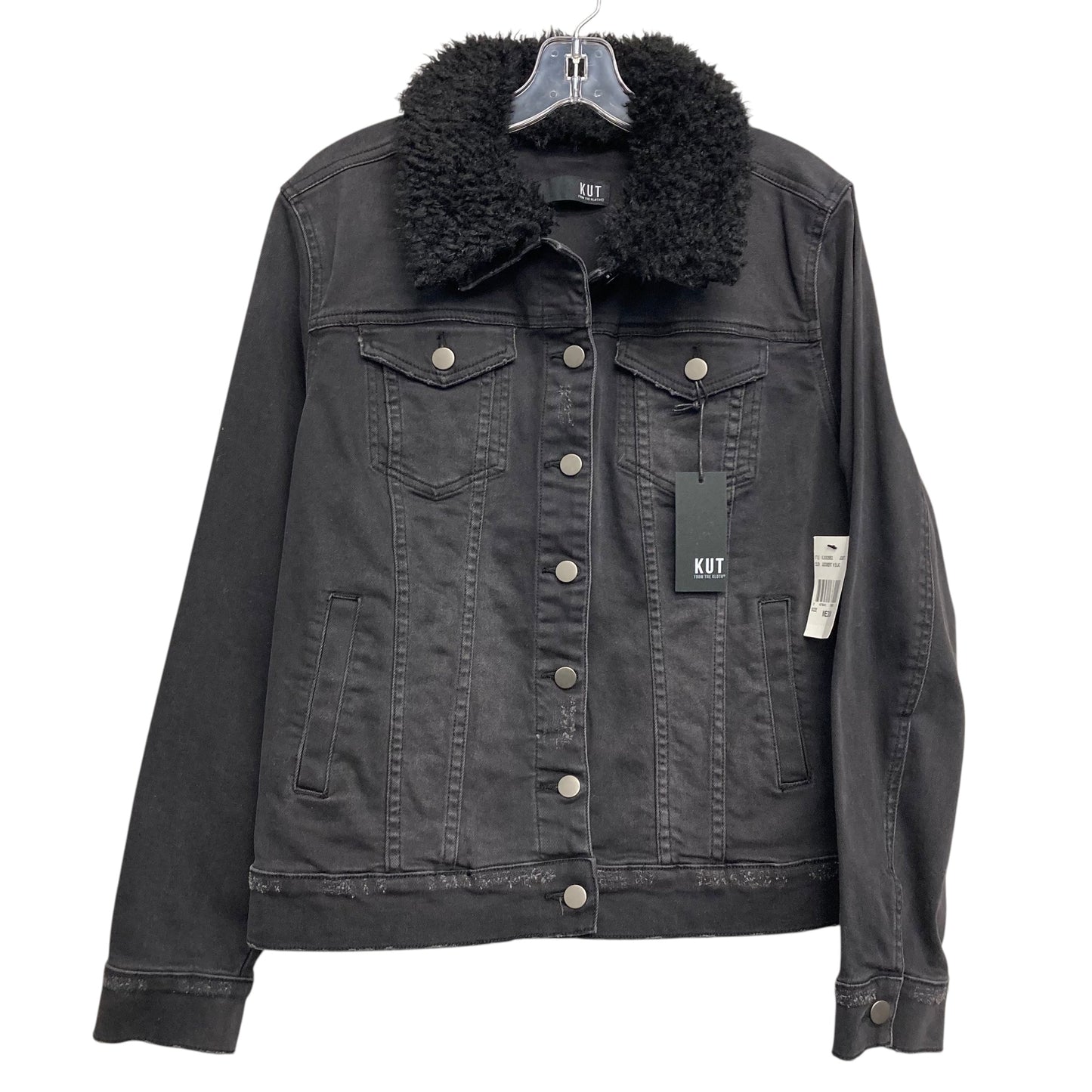 Jacket Denim By Kut In Black, Size:M