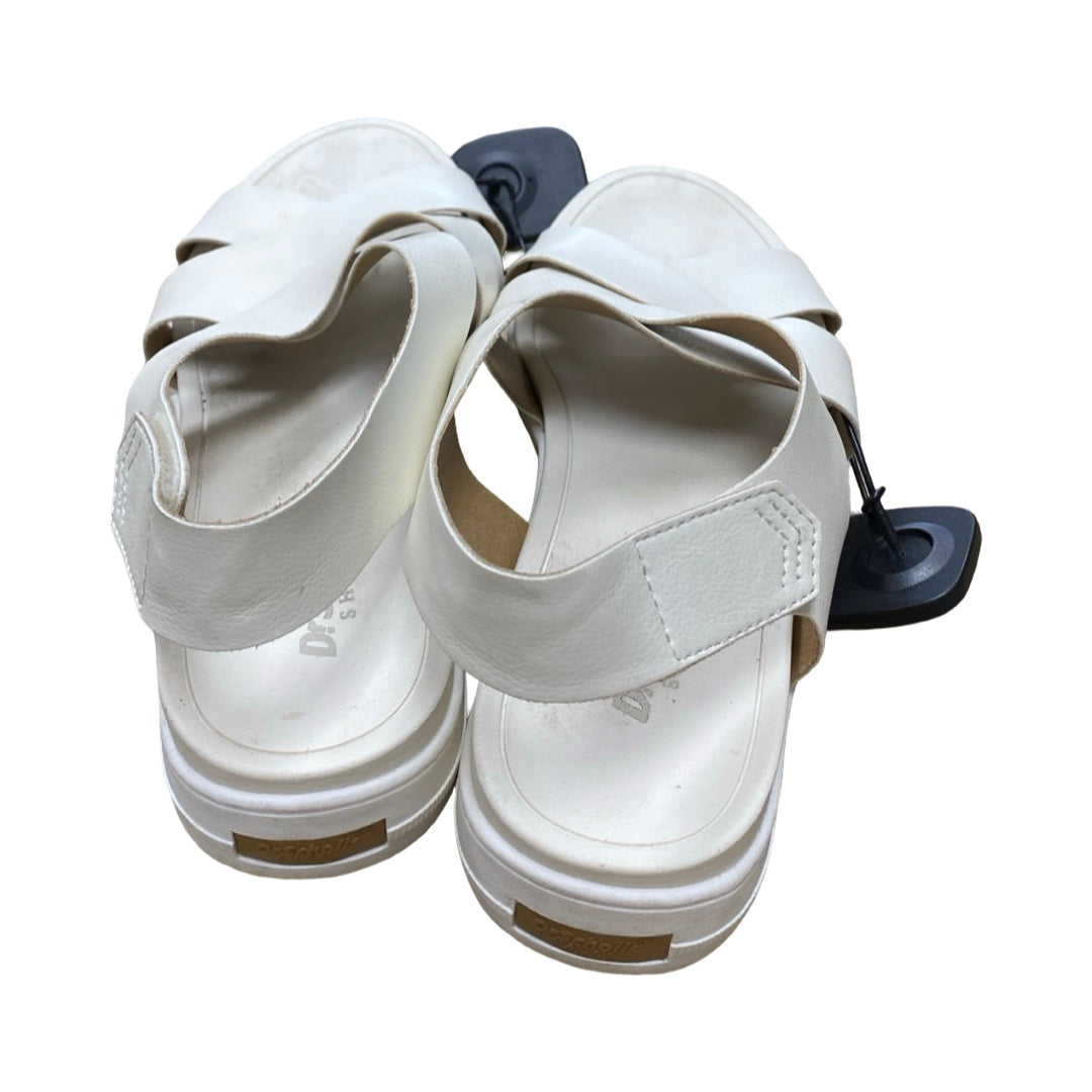 Sandals Flats By Dr Scholls In Ivory, Size:8