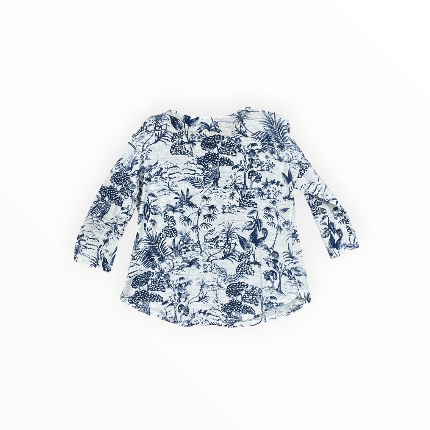 Top Ss By Nicole Miller In Blue & White, Size:M