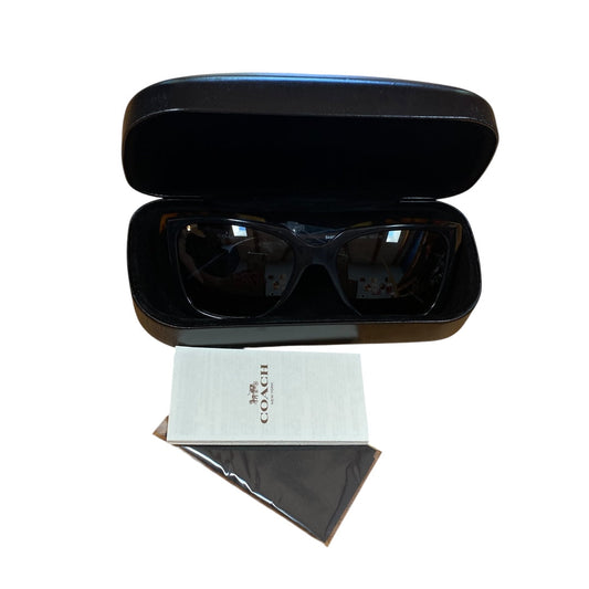 Sunglasses Designer By Coach In Tortoise Shell Print