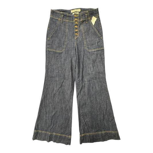 Jeans Wide Leg By Pilcro In Blue Denim, Size:4