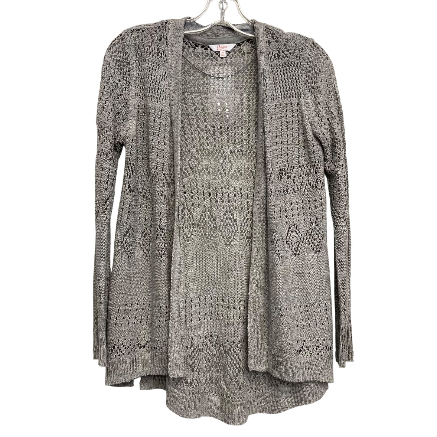 Cardigan By Candies In Grey, Size:Xs
