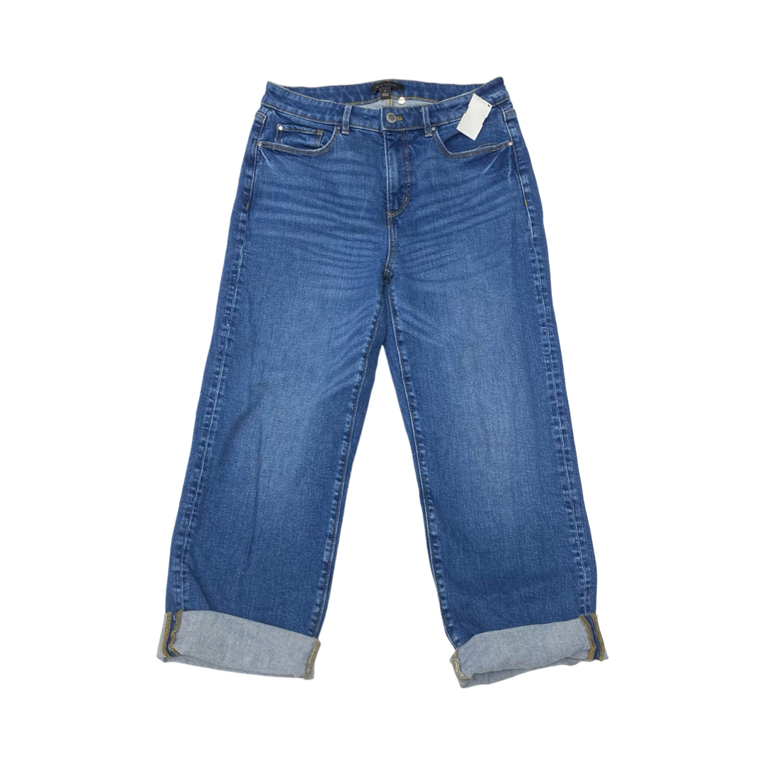 Jeans Straight By Ann Taylor In Blue, Size:6