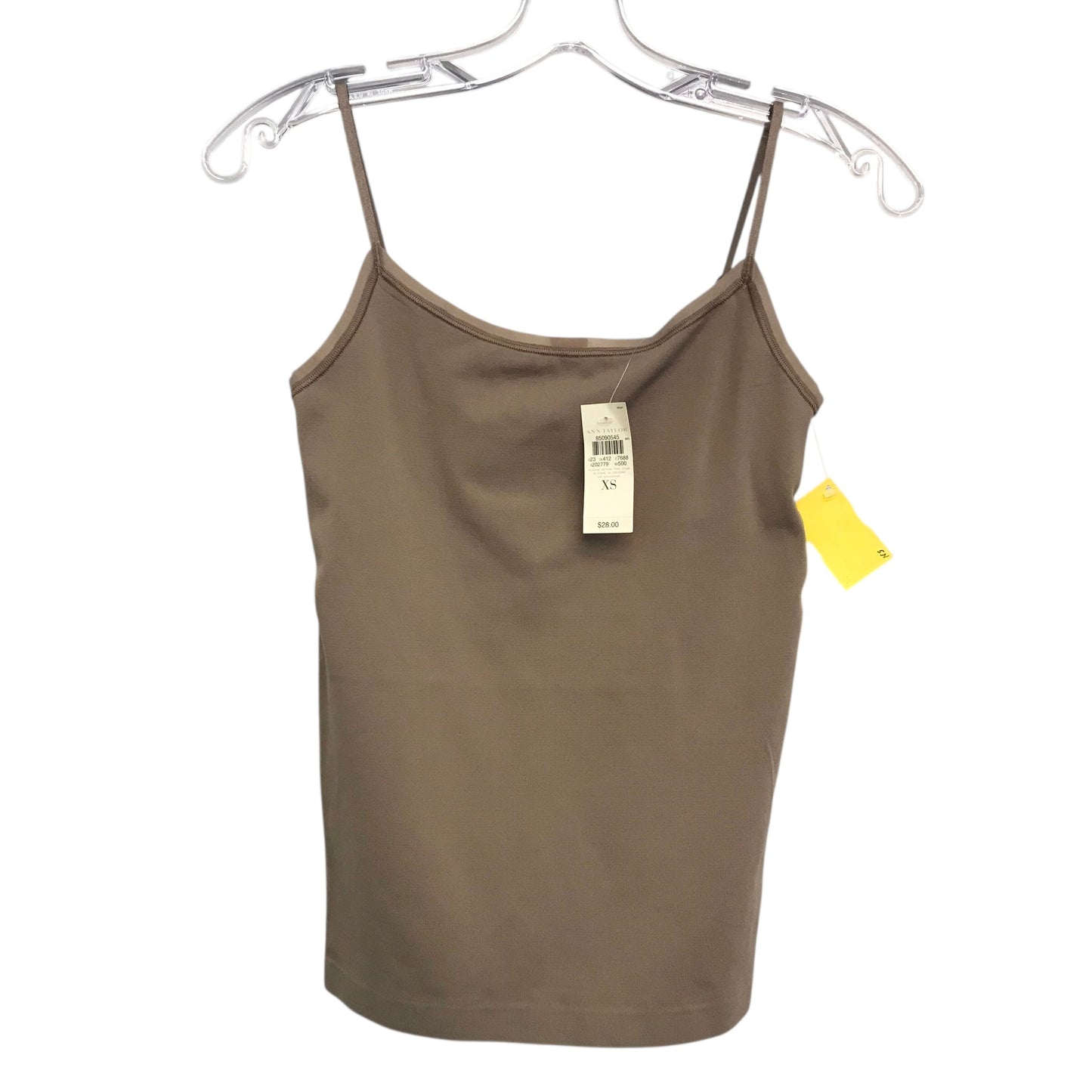 Tank Top By Ann Taylor In Brown, Size:Xs