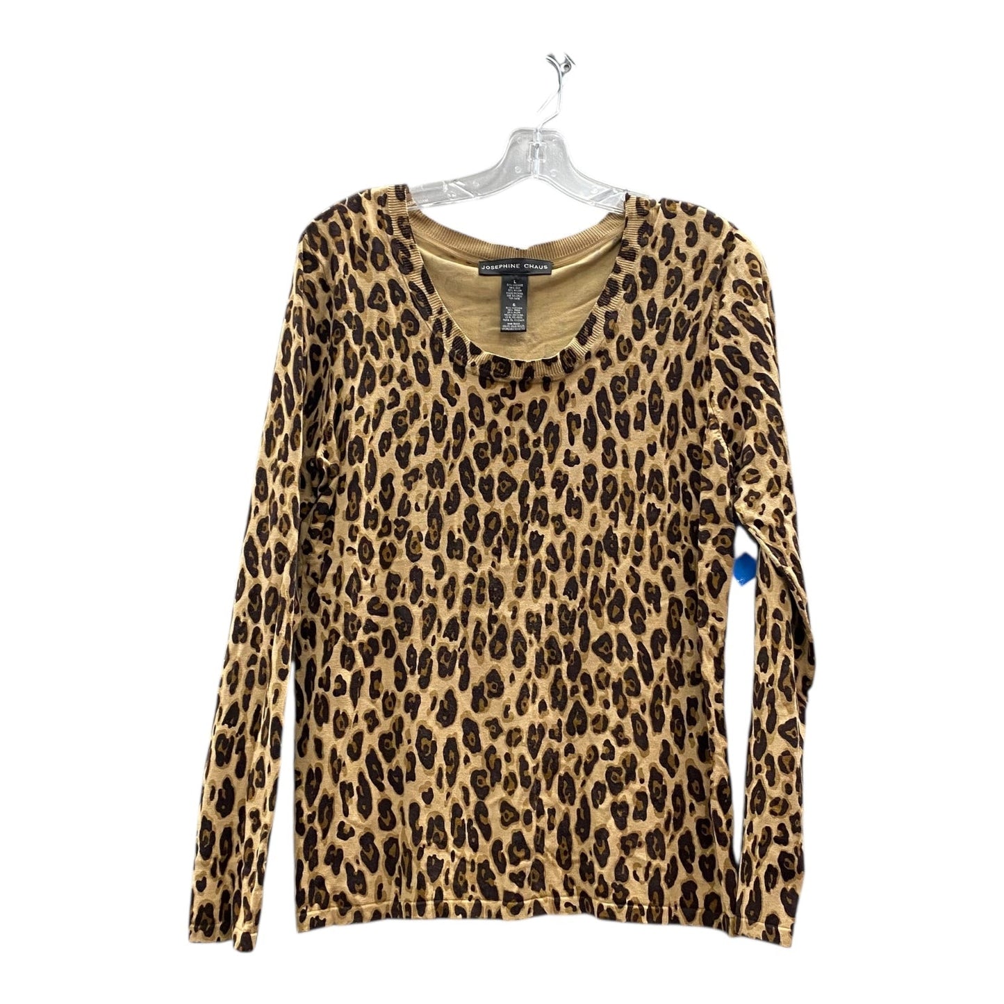 Sweater By Josephine Chaus In Animal Print, Size:L