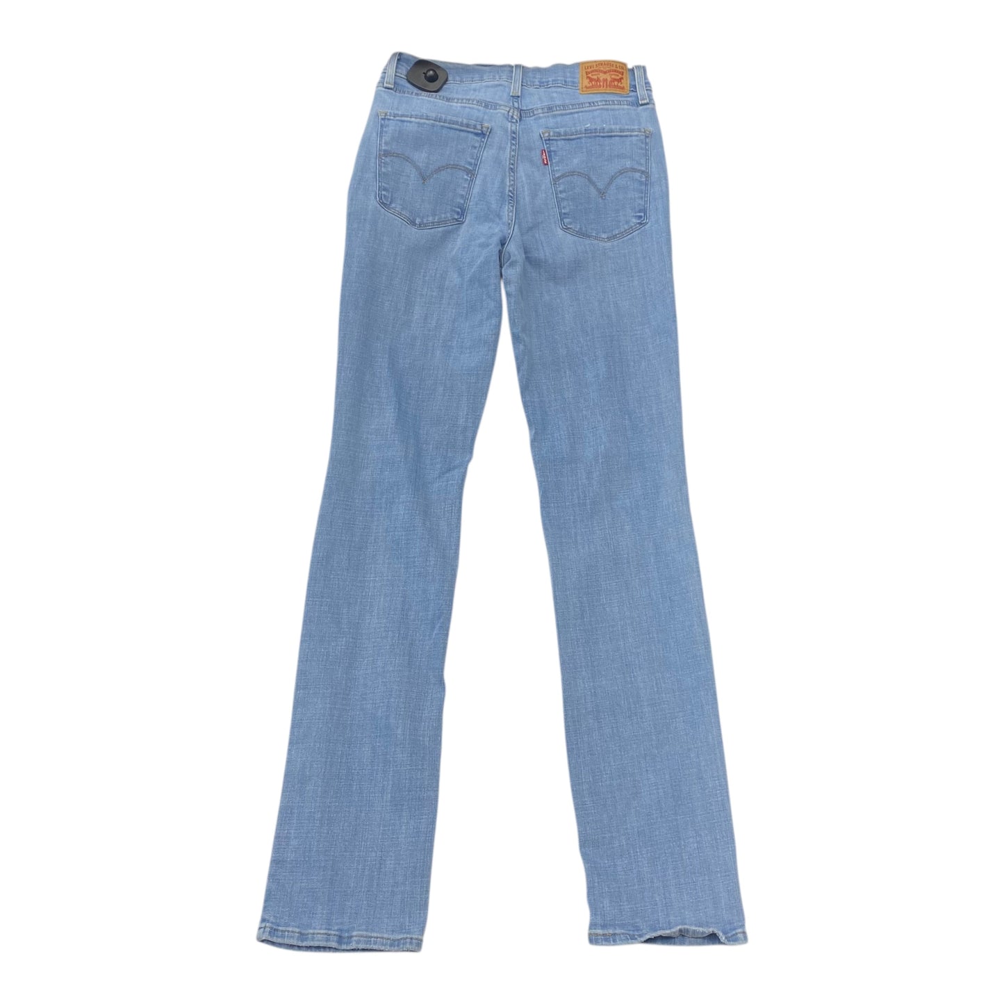 Jeans Skinny By Levis In Blue Denim, Size:6