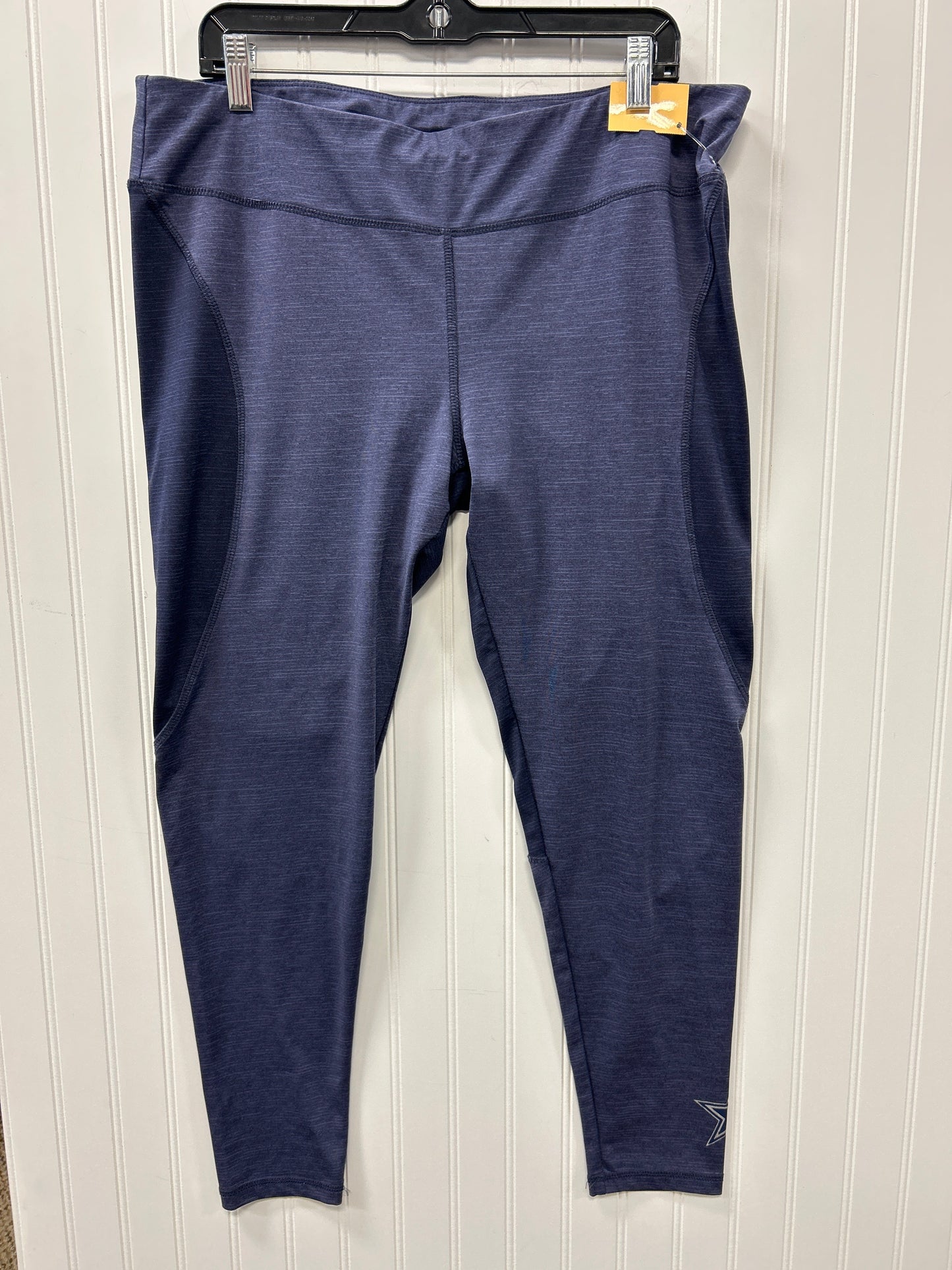 Athletic Leggings By Clothes Mentor In Blue, Size:Xl