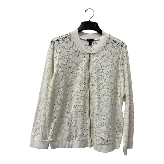 Jacket Other By Torrid In White, Size:3X