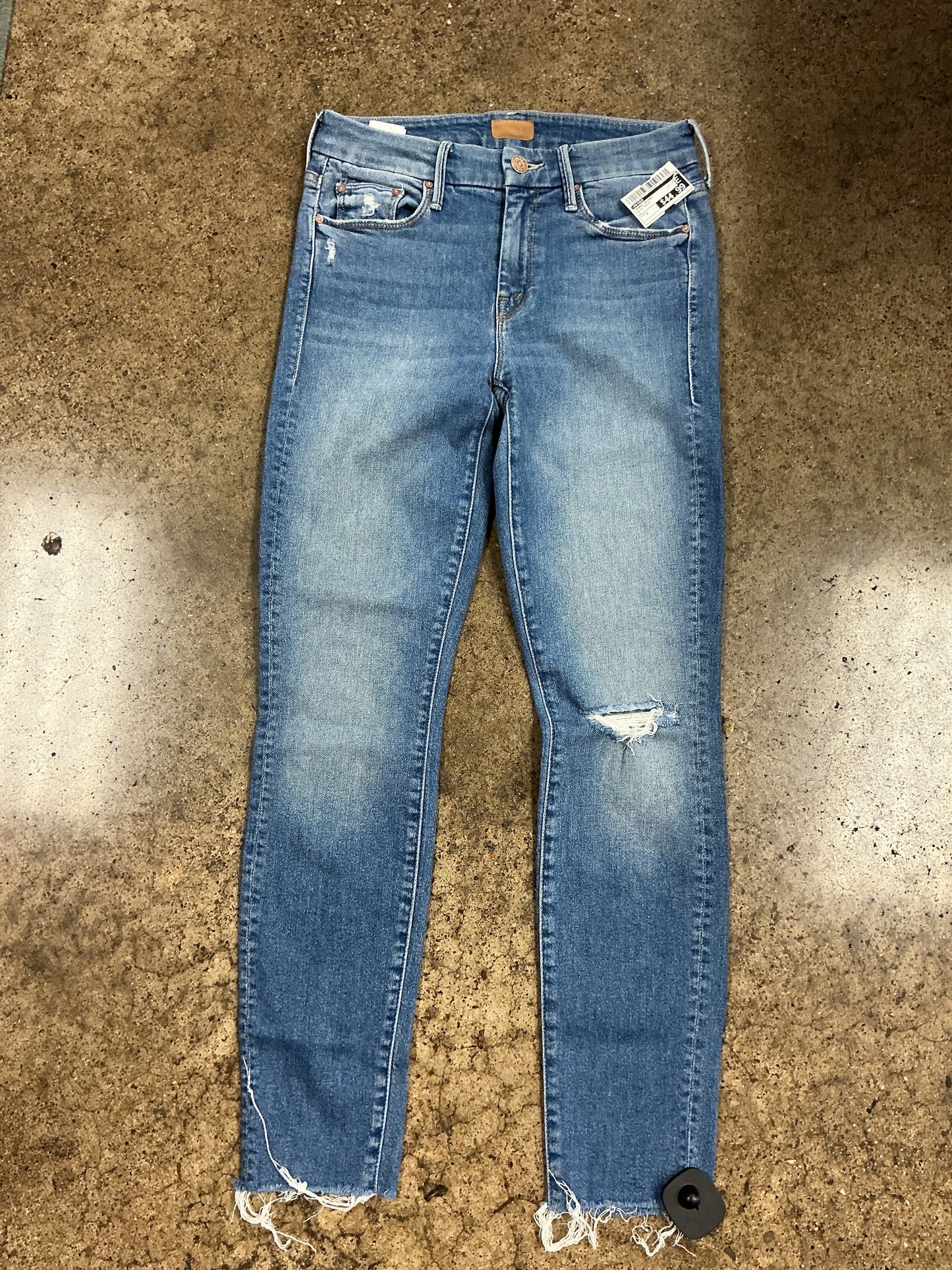 Jeans Skinny By Mother In Blue Denim, Size:2/25