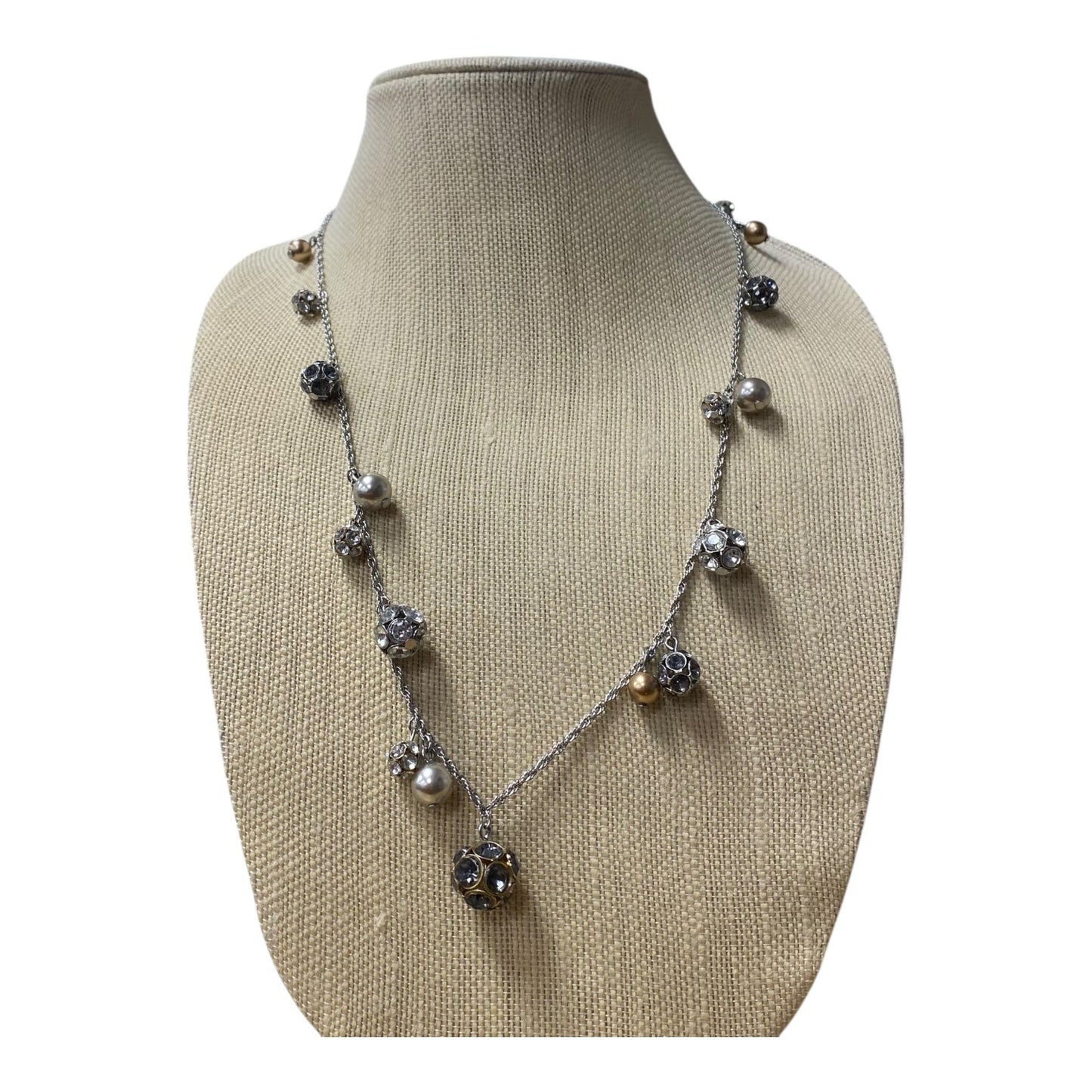 Necklace Statement By Loft In Silver
