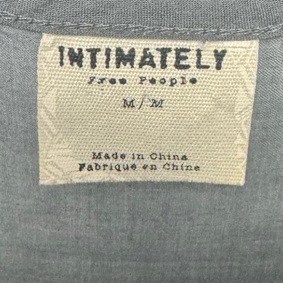 Easy Breezy Slip Dress By Free People IntimatelyIn Black & Grey, Size: M