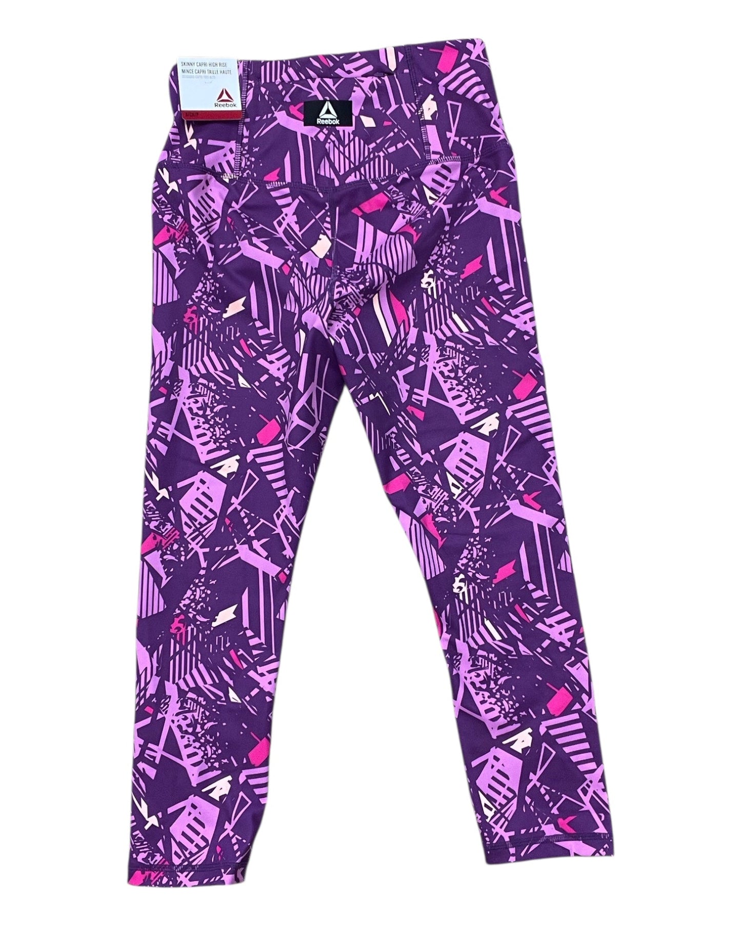 Athletic Leggings Capris By Reebok In Purple, Size:S