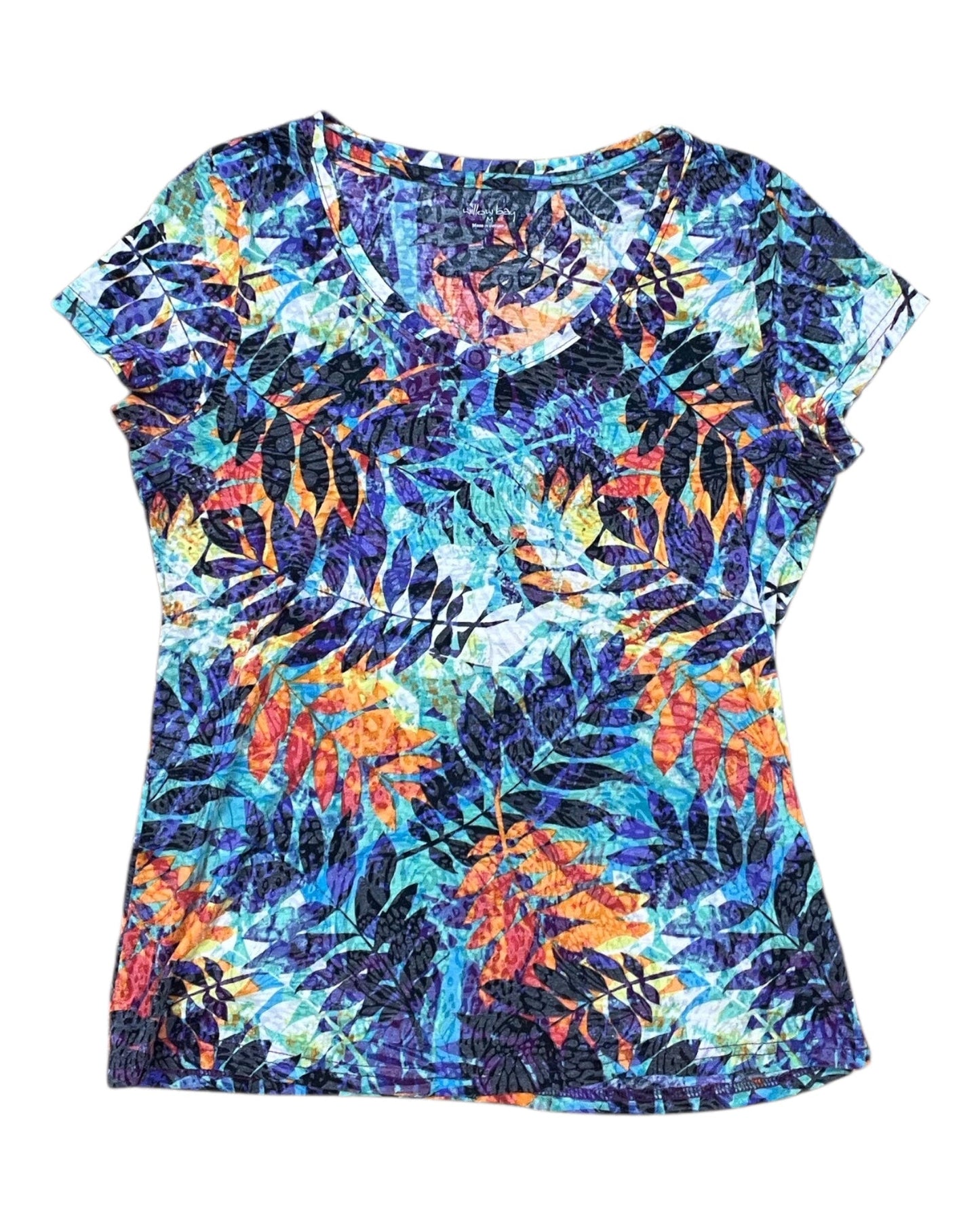 Top Ss By Willow Bay In Blue & Purple, Size:M