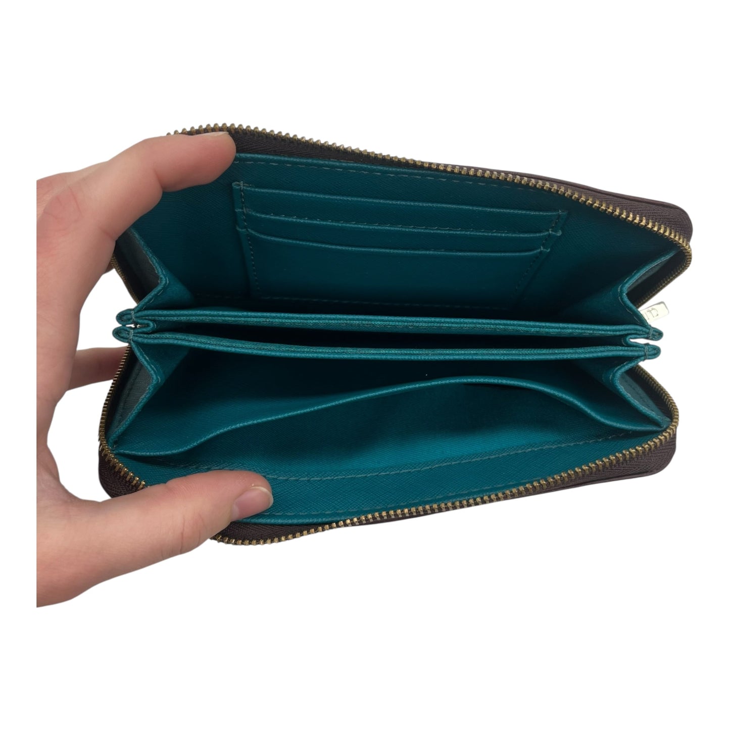 Wallet Leather By Fossil In Brown, Size:Medium