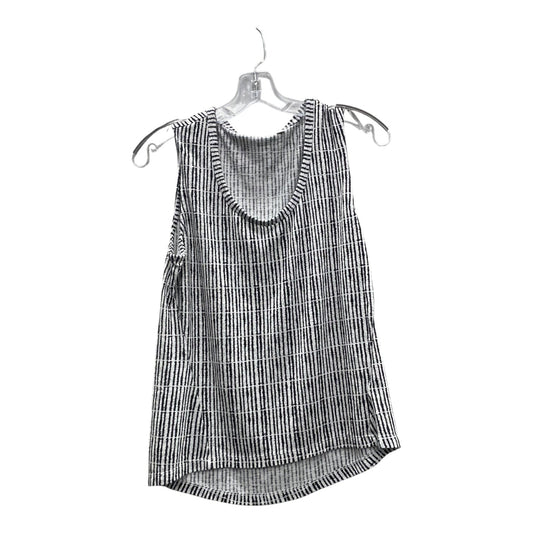 Athletic Tank Top By Athleta In Black & White, Size:Xs