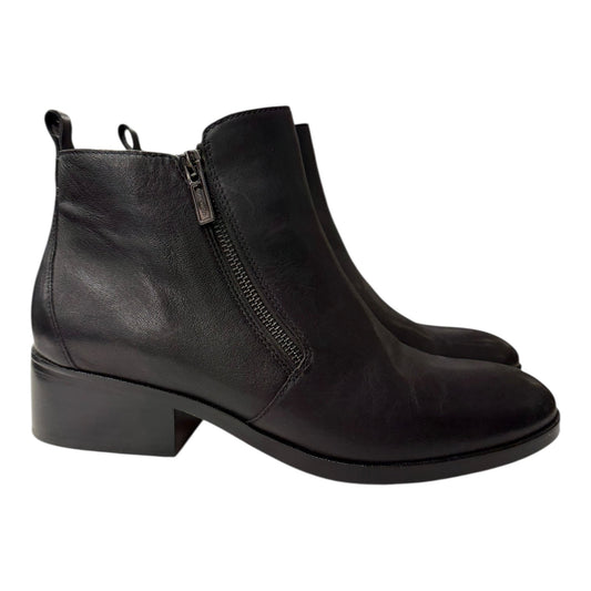 Boots Ankle Flats By Cole-Haan In Black, Size:10