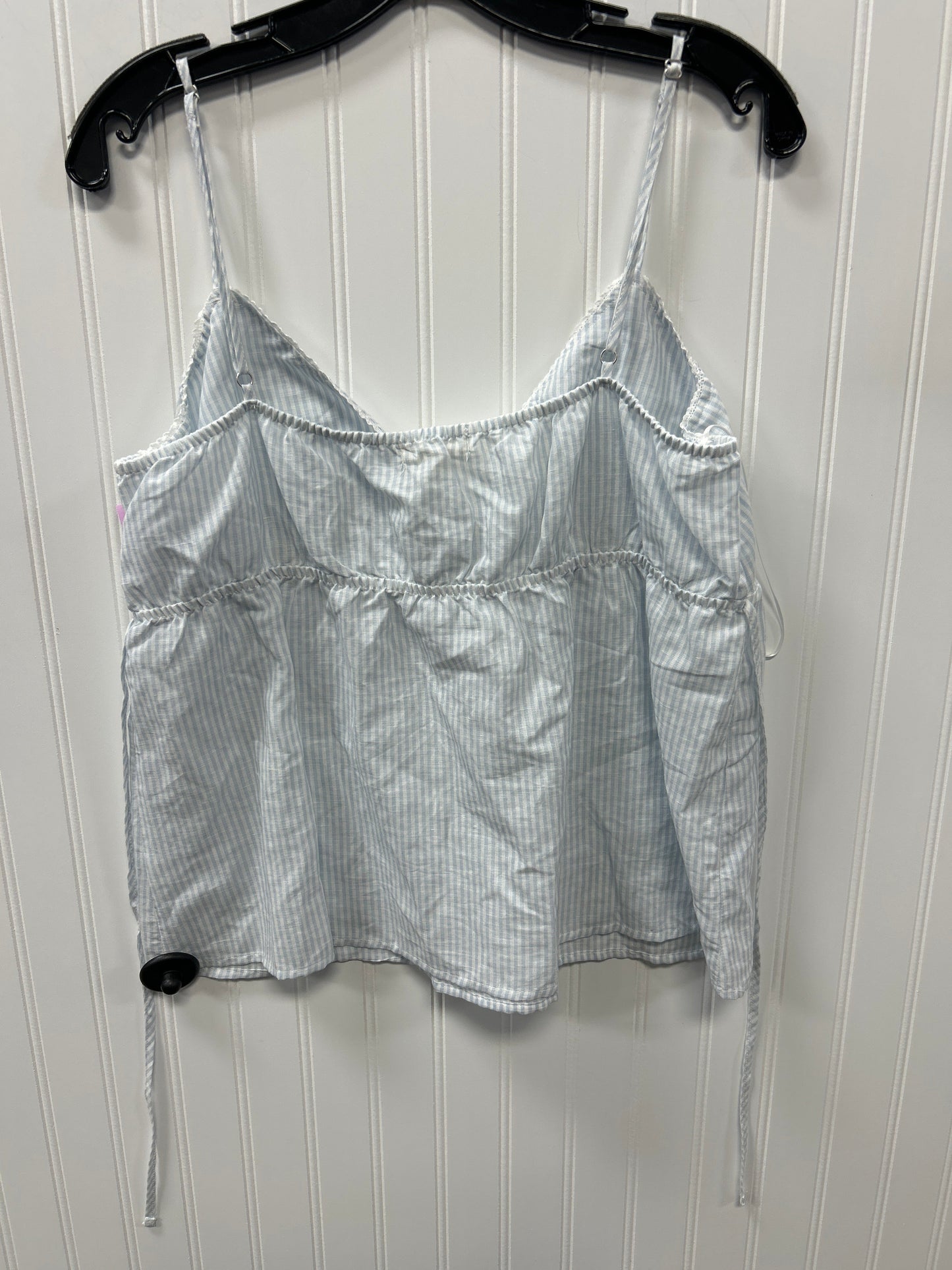 Top Sleeveless By Aeropostale In Blue, Size:L