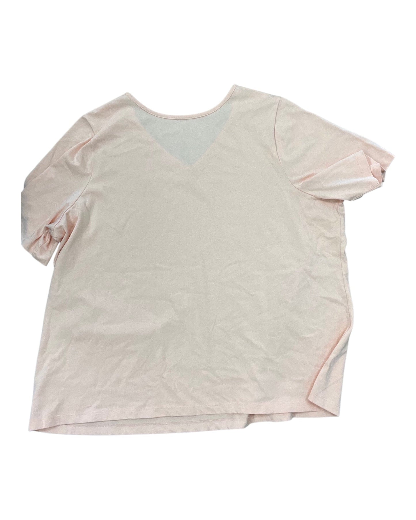 Top Ss By D&Co. In Peach, Size:2X