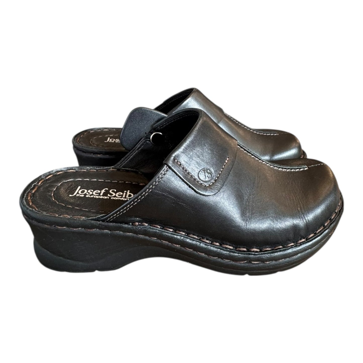 Shoes Flats By Josef Seibel In Black, Size:6.5