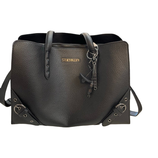 Handbag By Steve Madden In Black, Size:Large