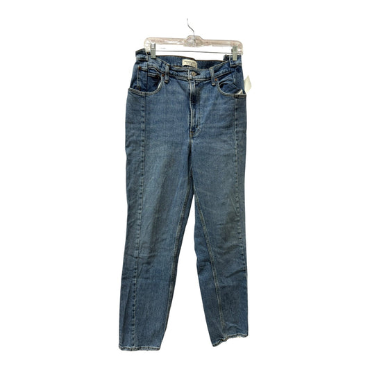 Jeans Straight By Abercrombie And Fitch In Blue, Size:10