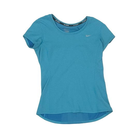 Athletic Top Ss By Nike In Blue, Size:S