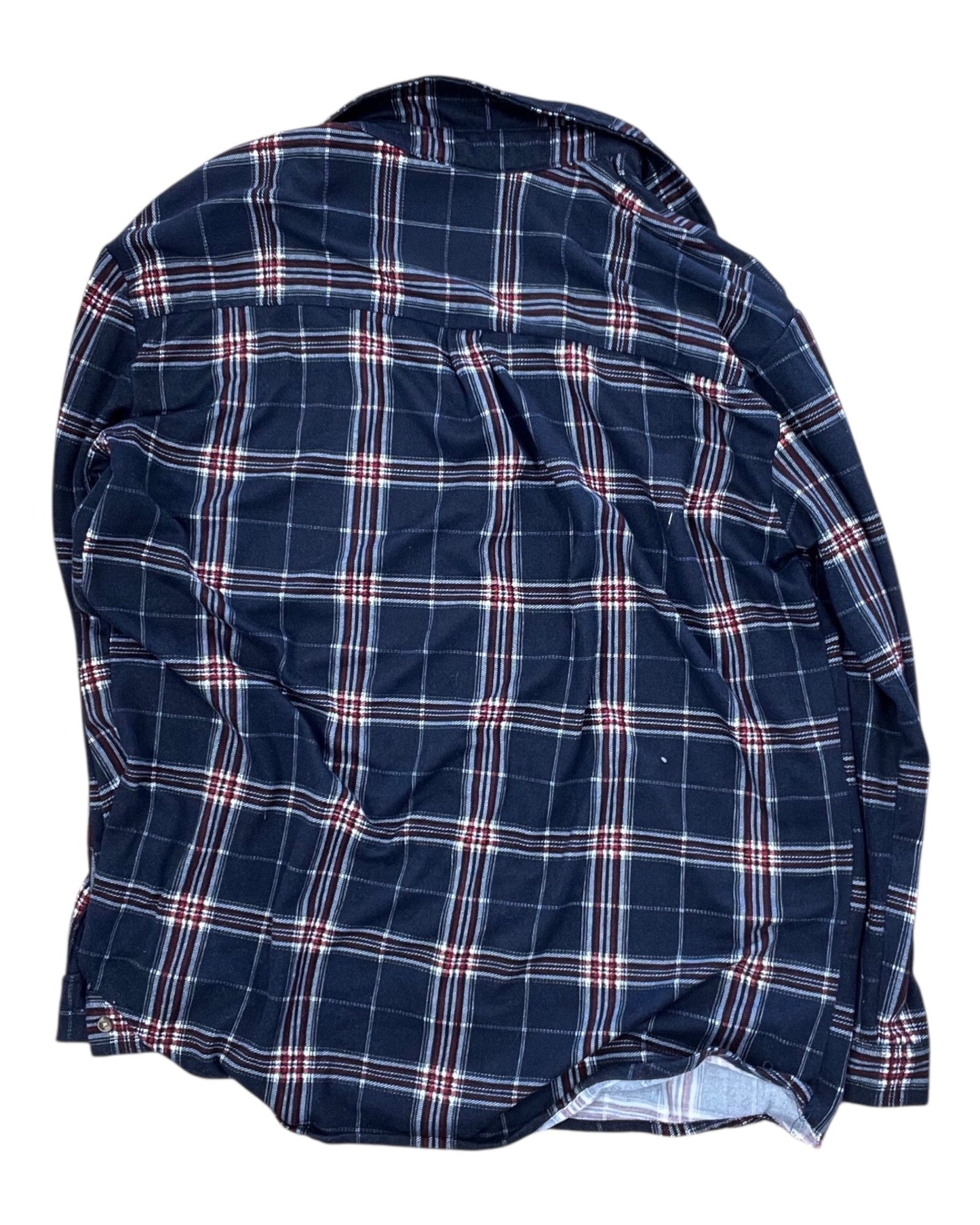 Blouse Ls By Eden & Olivia In Blue & Red, Size:L