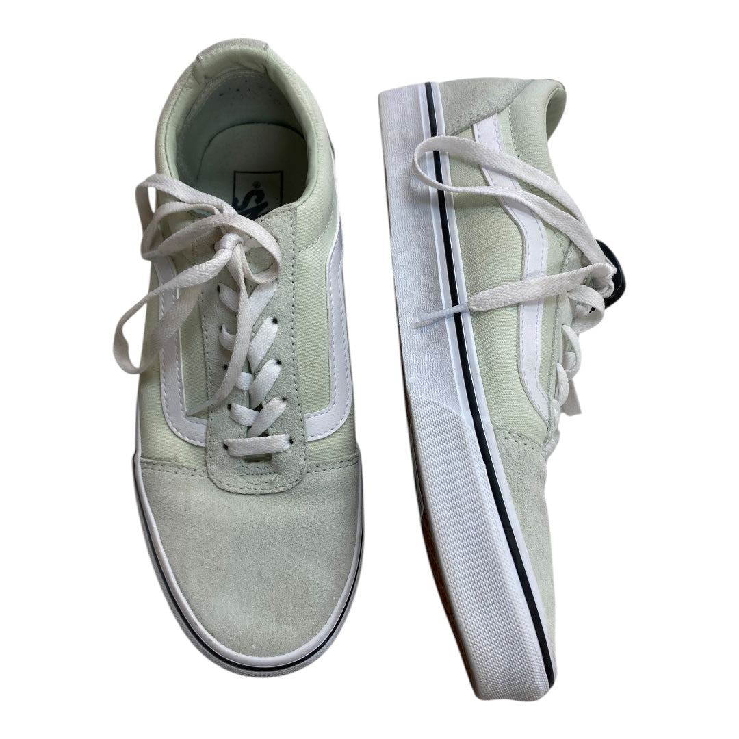 Shoes Athletic By Vans In Green, Size:9.5
