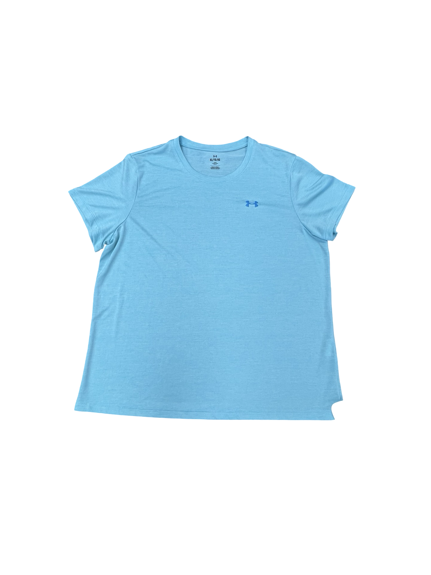 Athletic Top Ss By Under Armour In Blue, Size:Xl