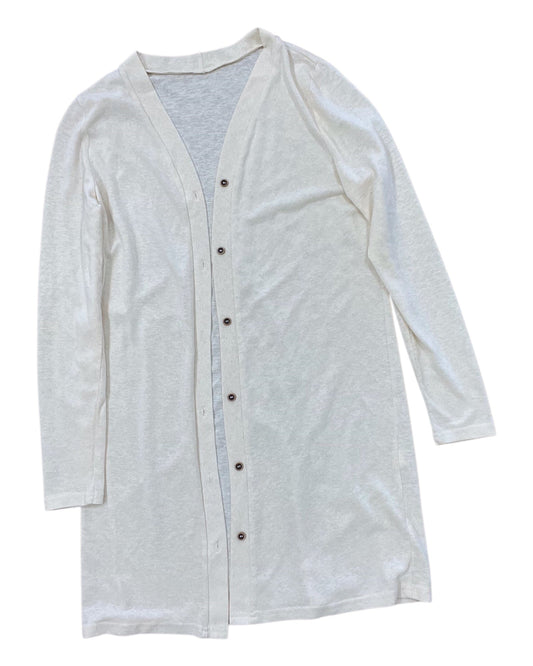 Cardigan By Clothes Mentor In Cream, Size:S