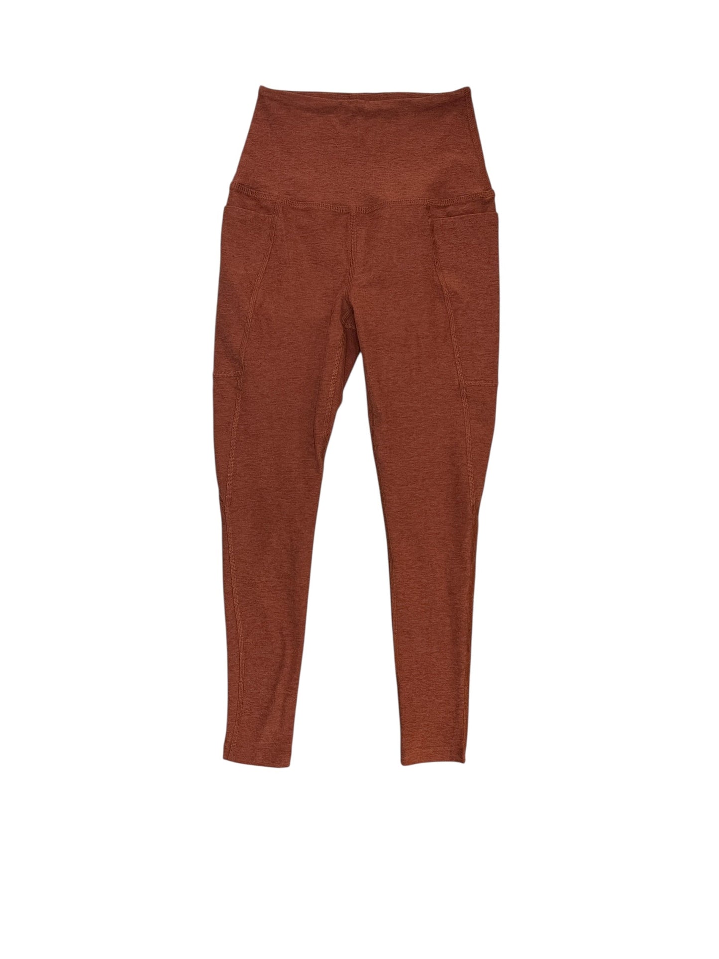 Athletic Leggings By Beyond Yoga In Orange, Size:Xs