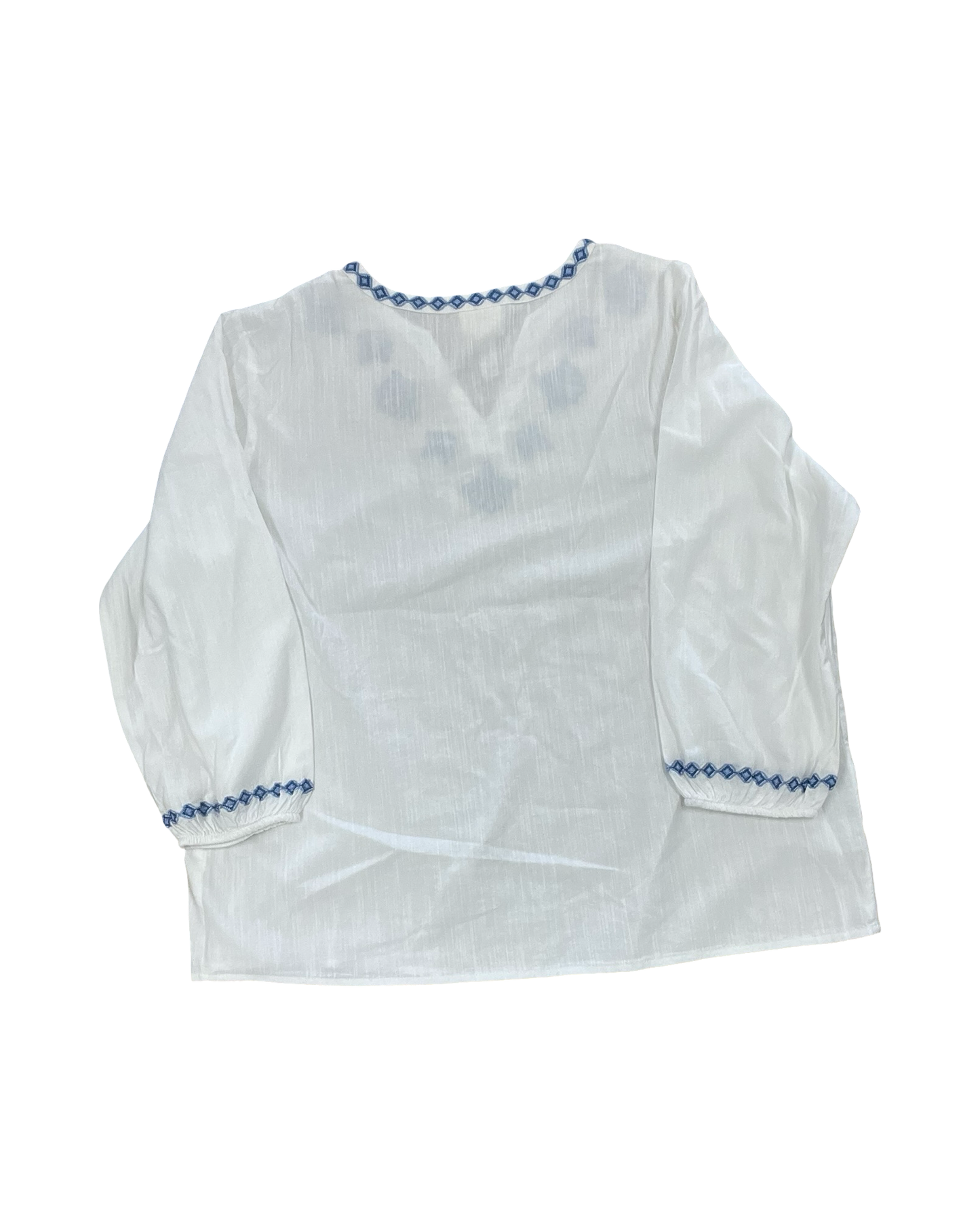 Top Ls By St Johns Bay In Blue & White, Size:Xl