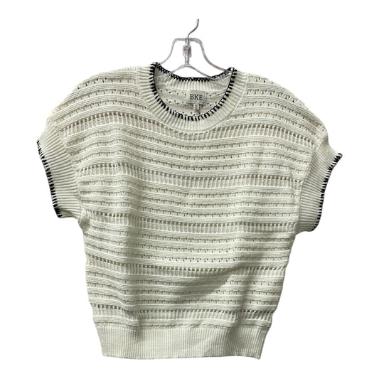 Sweater Ss By Bke In White, Size:Xs