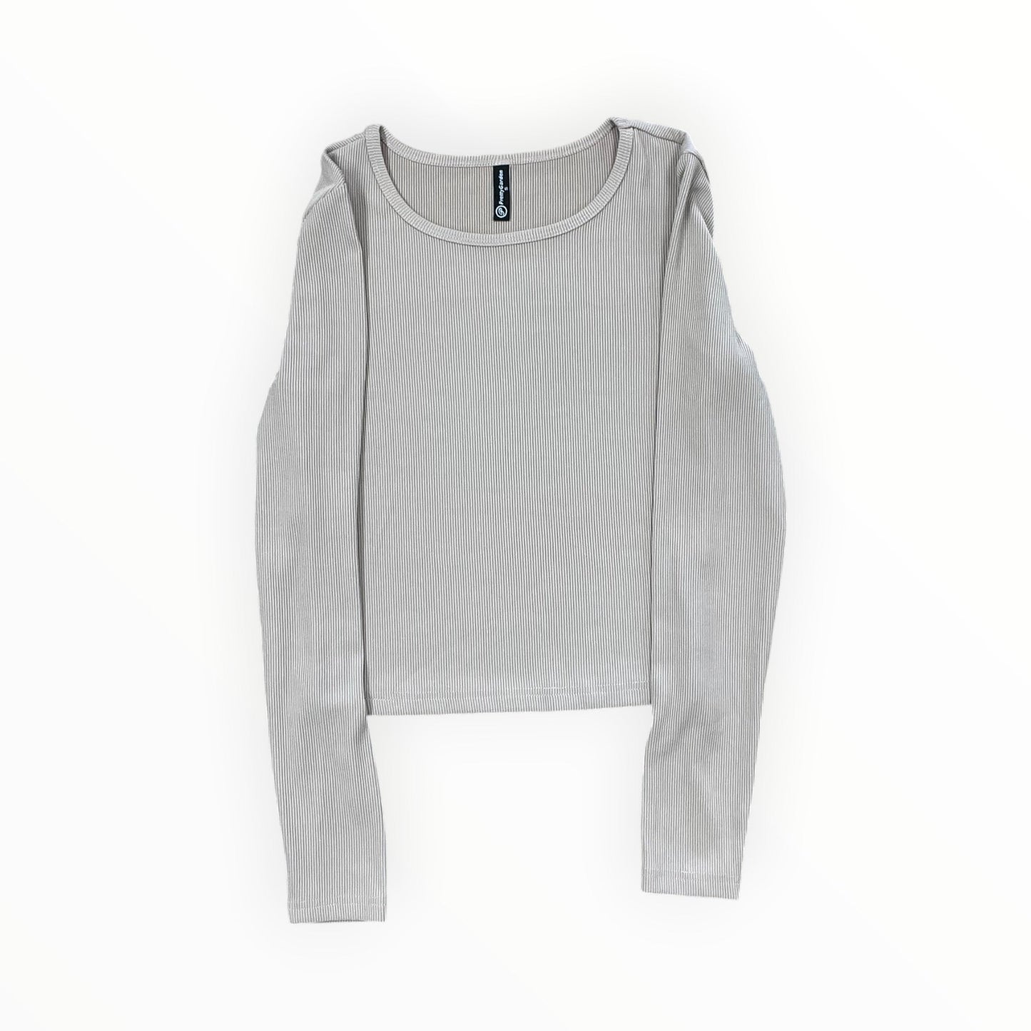 Top Ls By Prettygarden In Taupe, Size:S