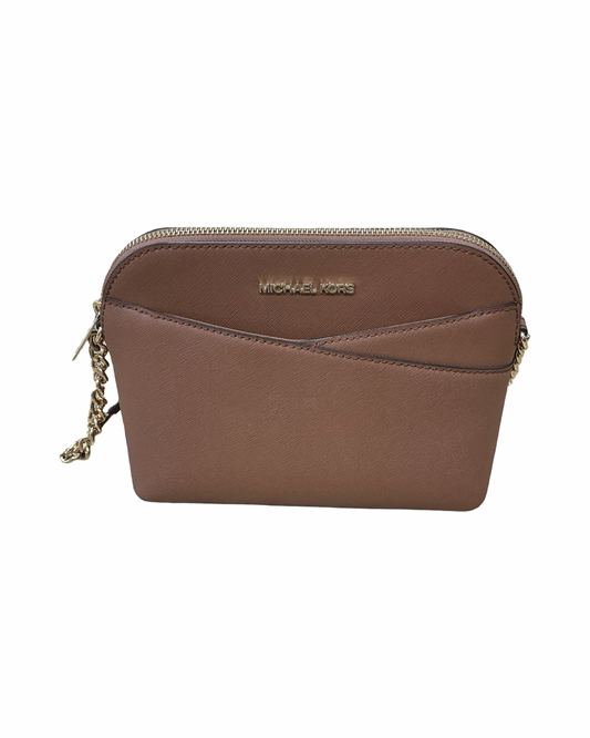 Crossbody Designer By Michael Kors In Brown, Size:Small