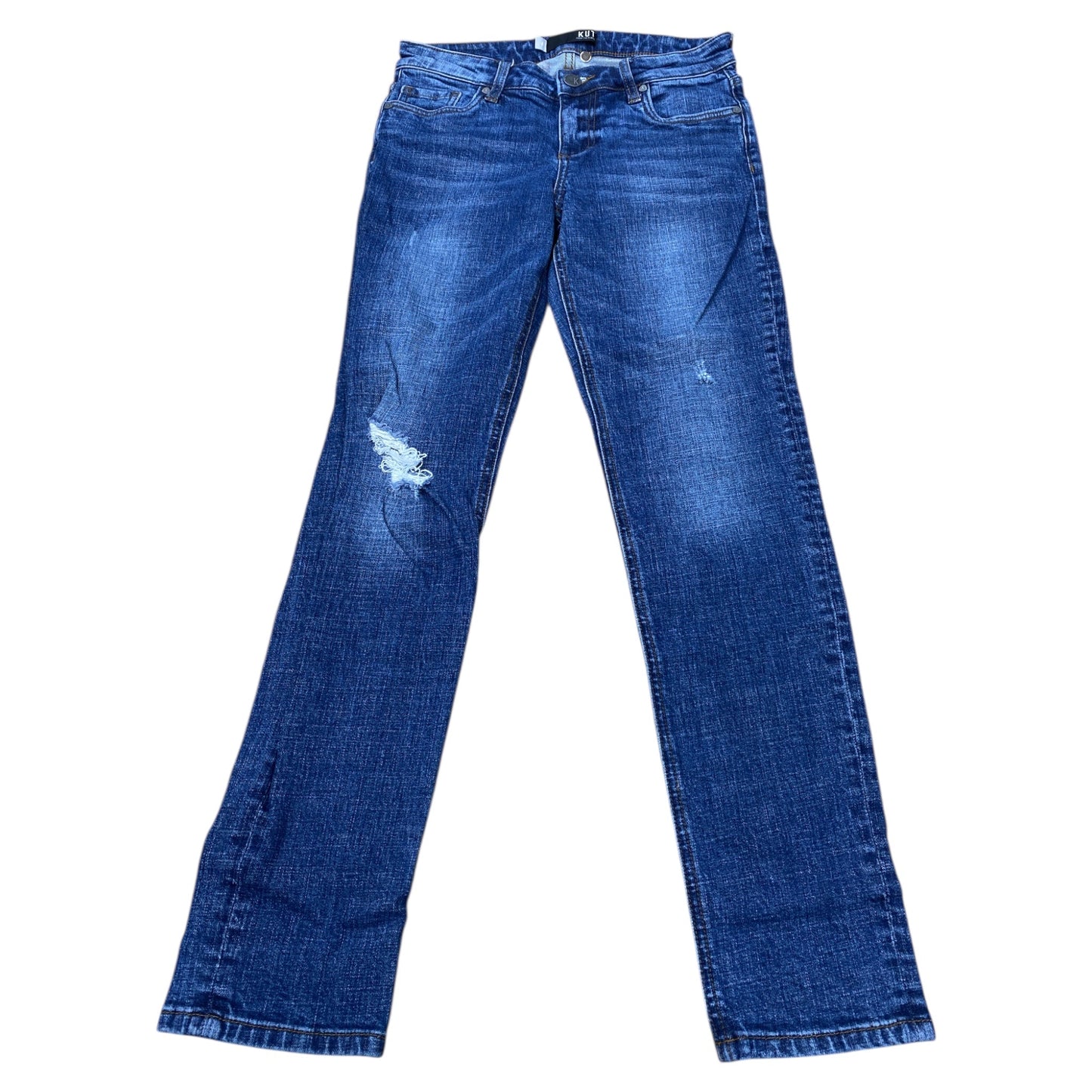 Jeans Boyfriend By Kut In Blue Denim, Size:2