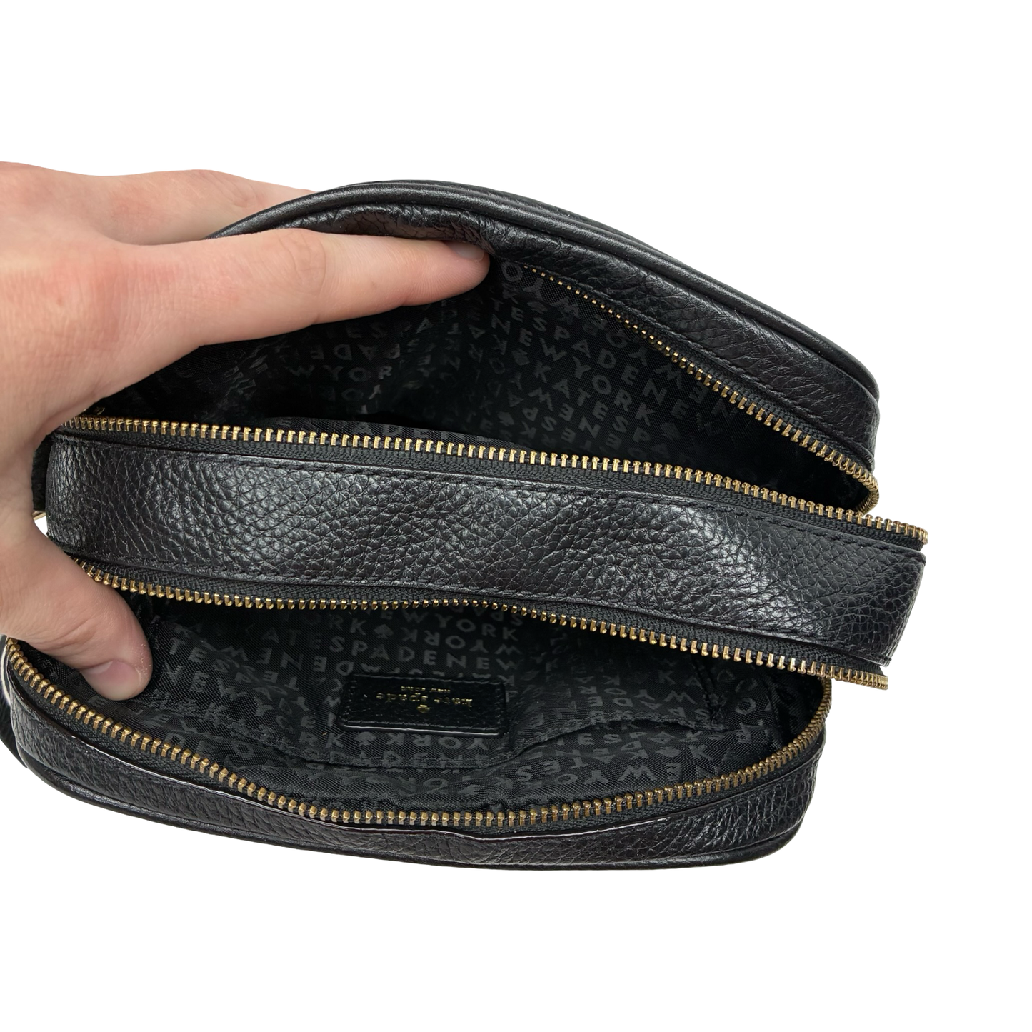 Crossbody Designer By Kate Spade In Black, Size:Small