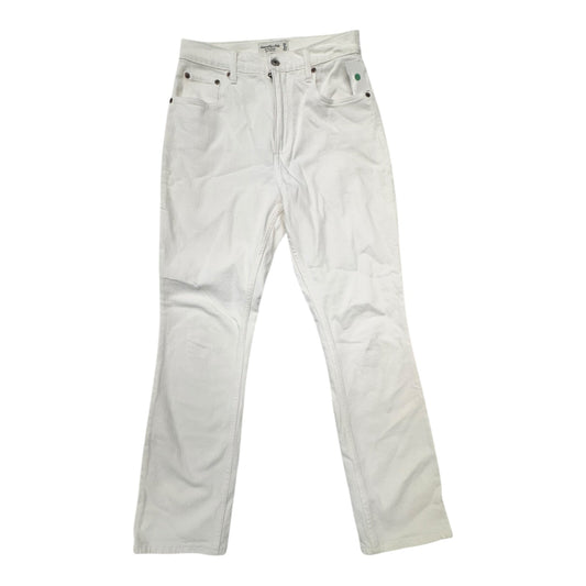 Jeans Skinny By Abercrombie And Fitch In White, Size:6
