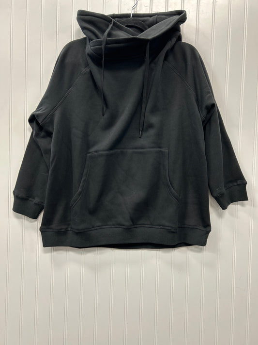 Athletic Top Ls Collar By Mono B In Black, Size:1X