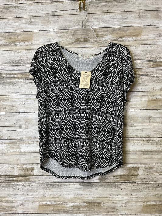 Top Ss By Pink Rose In Black & White, Size:M