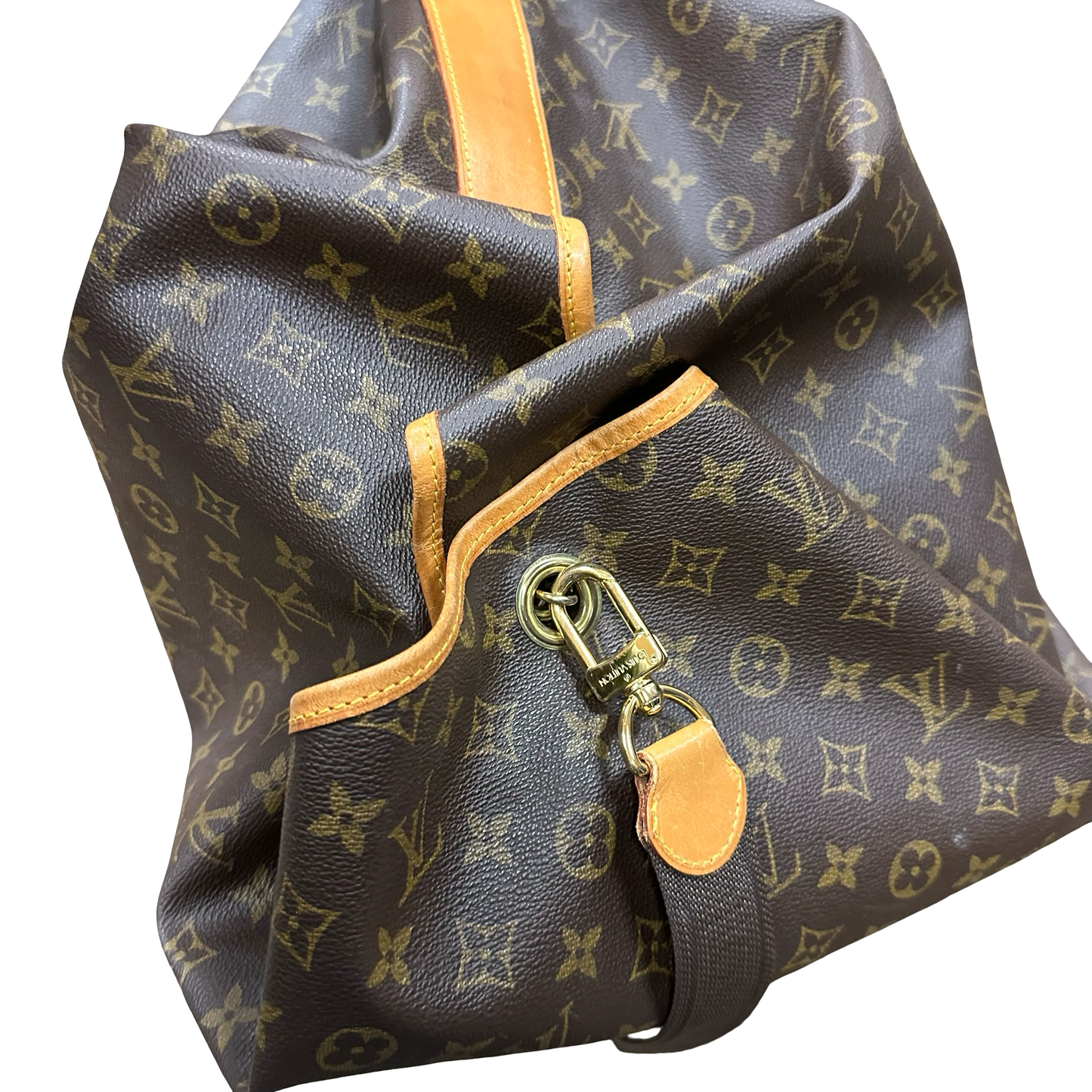 Reduced/final sale Sac Marin Bandoulière bag Luggage Luxury Designer By Louis Vuitton, Size: Large