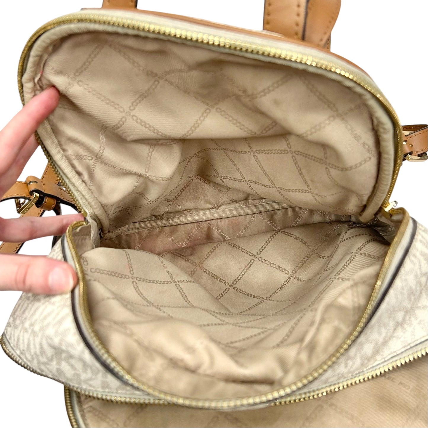 Backpack Designer By Michael Kors, Size: Medium