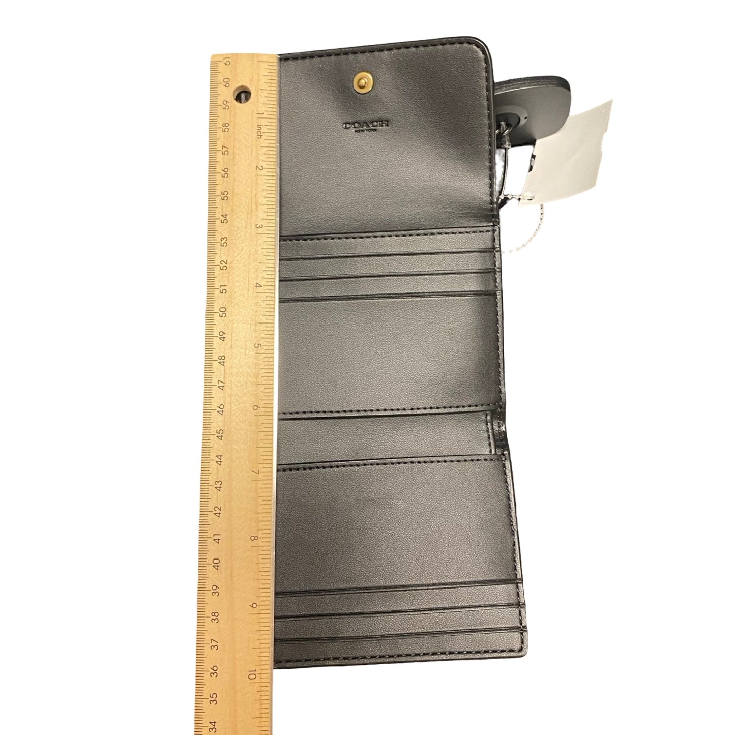 Wallet Designer By Coach In Black, Size:Medium